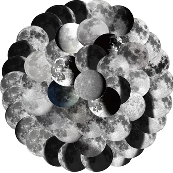 10/30/50шт Готина Луната е Планетата на Черни етикети с графити Естетически етикети Лаптоп Телефон куфар Автомобил Мотоциклет оборудване запечатване стикер със собствените си ръце
