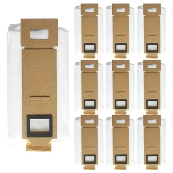 10 Опаковки Аксесоари за Торби За Прах Xiaomi Roborock S7 T7S T7Plus T7S Plus, Автоматична Станция за Засмукване на Торби За Прахосмукачка