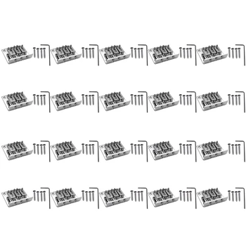 20-кратна кутия за пури, китарните партии: 3-струнен хром регулируеми мост с твърд опашка сребрист цвят