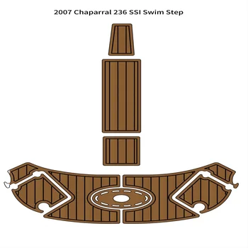 2007 Chaparral 236 SSI Swim Step Платформа Лодка EVA Foam Палубата От Тиково Дърво Подложка За Пода С Подплата от Самоклеящегося материал SeaDek Gatorstep Style