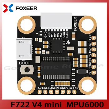 Foxeer F722 V4 Mini MPU6000 5V/2A OSD BlackBox 2-6 S Контролер за Полет 20x20 м за FPV Въздушен Блок FPV Състезателни Търтеи, Freestyle