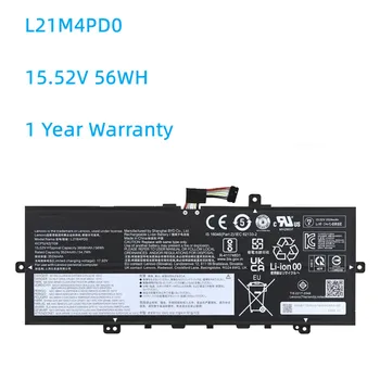 L21B4PD0 15,52 V, 56WH Батерия За Лаптоп Lenovo ThinkBook 13X Gen2 L21C4PD0 L21M4PD0 SB11D96863