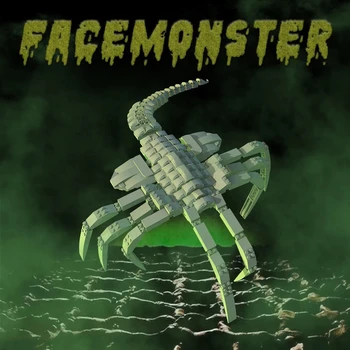 MOC Филм на Ужасите Aliened Facehugger Модел Паразит градивните елементи на Извънземни Същества Тухлена Момче Злонамереност Подвесная Играчка За Подарък на Лицето