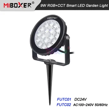 Miboxer 9W led Lawn Light RGB + CCT Градински лампа Водоустойчив IP66 Външно осветление FUTC01 24V FUTC02 110V 220V