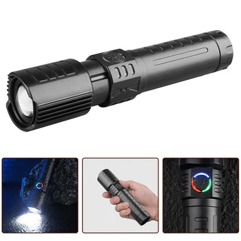 P50 USB Фенерче с телескопична фокусиране, Led фенерче за риболов, Къмпинг, Водоустойчив Фенер, Аварийно лампа за къмпинг на открито