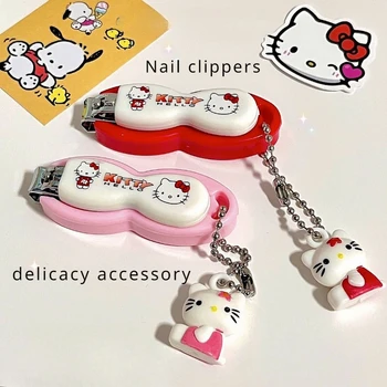 Sanrio на Hello Kitty Нов Стил пишеща Машина За Рязане на Ноктите на Преносим Аксесоар САМ Креативен Дизайн Деликатес Мультяшная Обжалване Подарък За Рожден Ден