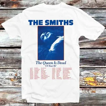The Smiths Us Tour 86 Queen Is Dead Тениска Ретро Ретро Стръмен Карикатура Аниме Топ B1085
