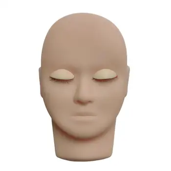 Главата на манекена за удължаване на мигли, имитирующая подвижни клепачи, натрупване на фалшиви мигли, практика на грима модели на главата