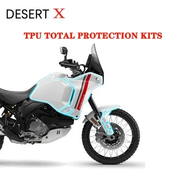За Ducati Desert X Защитен стикер за тялото TPU Комплекти за пълна защита на DesertX Аксесоари Защитно фолио за боя мотоциклет