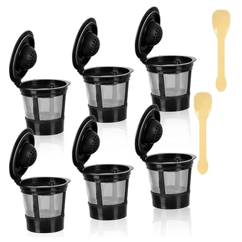 За многократна употреба филтри за кафе K Чаши за Keurig, Универсални за многократна употреба филтри за кафе Kcups за K-Supreme и K-Supreme Plus за Keurig 1.0 и 2.0