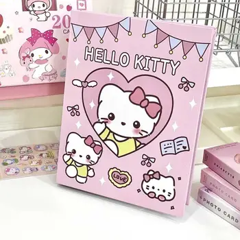Книжка за съхранение на аниме герои на Sanrio, сладка картичка на Hello Kitty, албум за съхранение в преследване на звездите, Kawaii Girls Toy