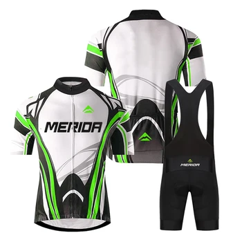 Летен комплект от джърси за колоезденето MERIDA, дишаща велосипедна облекло за колоездене, дрехи за планински велосипеди, дрехи Maillot Ropa Ciclismo