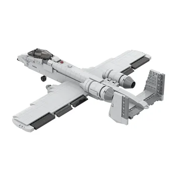 Модел изтребител, A-10 Thunderbolt II Сглобяване на самолета Набор от градивни блокове Самолет авиационната поддръжка на Колекция от играчки за възрастни