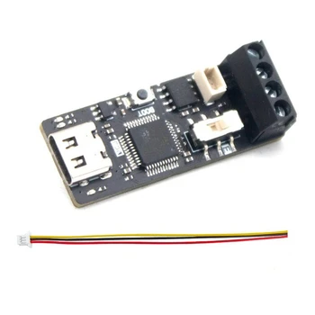 Модул USB To CAN, дебъгер Canable PCAN, инструмент за отстраняване на грешки гуми CAN за Linux Win10 11, софтуер за отстраняване на грешки TYPE-C, комуникация