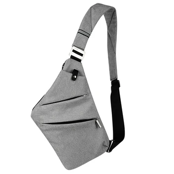 Мъжка чанта-прашка през рамо, водоустойчив раница на рамо, анти-кражба на чанти-кушаки, аксесоари за мъже, спортни подаръци на открито