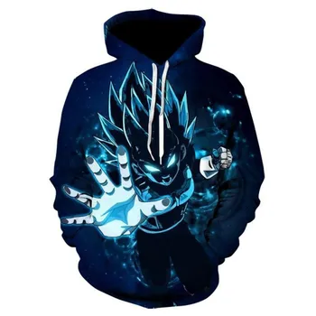 Нова hoody с качулка от серия Dragon Ball, пуловер с аниме-принтом, марка приливи и отливи, hoody с качулка за деца в подарък