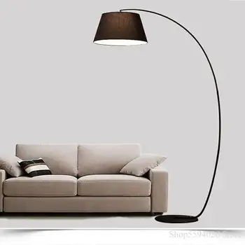 Под лампа за скандинавски риболов, модерен минималистичен кабинет, спалня, хол, долно оттичане под лампа, домашни led декоративни лампи