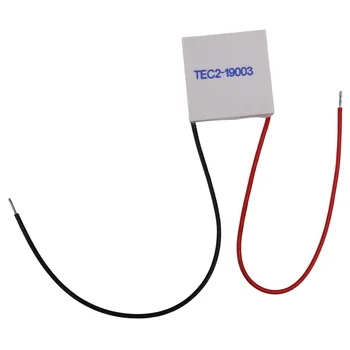 Термоелектрически охладител TEC2-19003 Пелтие 30х30 мм 19003 Модул за електронно охлаждане с два елемента