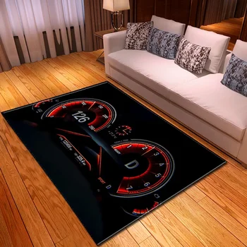 Ярък 3D печатни килим за кола, самолет, количките за пазаруване Подложка на пода в спалнята Входна врата Украса хол Дома хотел Килими